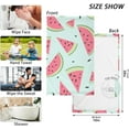 thumbnail image 3 of SKYSONIC 2 PCS Hand Towels, Watermelon Pattern 16 x 28 Inch Soft Highly Absorbent Cotton Bathroom Towels for Bathroom Ktichen Travel SPA Gym, 3 of 7