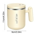 thumbnail image 3 of Mlkoz Coffee, Tea & Caffeine Clearance, Stainle Steel Rechargeable Coffee Cup Automatic Soy Milk Mixing Cup Thermo Cup Electric Mixing Cup, Women Gifts, 3 of 6
