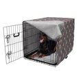 thumbnail image 5 of Bird Dog Crate Cover, Repetitive Crested Fly Friend Simple Cartoon Illustration Flying Animal, Easy to Use Pet Kennel Cover Small Dogs Puppies Kittens, 7 Sizes, Peach Dried Rose and Grey, by Ambesonne, 5 of 6