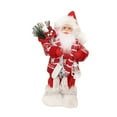 thumbnail image 2 of Figura de Papá Noel coleccionable para decoración de mesa, juguete para estantería, escritorio y tienda. 30 centímetros, 2 of 9