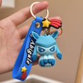 thumbnail image 1 of TAKARA TOMY-llavero de Pokémon Pikachu, colgante de silicona, figuras de PVC, juguetes, Psyduck, Charmander, Eevee, llavero, bolsa, colgante, regalos para niños, 1 of 5