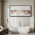 thumbnail image 5 of Large Framed Canvas Print The Last Supper Wall Art Decorative Ready to Hang Painting for Living room Bedroom - 60"x30" Black Frame, 5 of 9