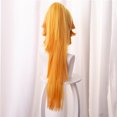 thumbnail image 3 of Peluca JAMW Ghost Slayer Blade My Wife Shanyi Mingzhu Gradiente Amarillo Garra Larga Pelo Sintético Sencillez, 3 of 5