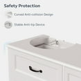 thumbnail image 4 of Asofer 6-Drawer White Dresser Cabinet with Metal Handle, for Bedrooms, Living Room, Cloakroom, 4 of 5