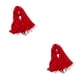 thumbnail image 4 of Sonducket Bufanda de mujer con borla, bufandas de invierno de moda gruesa pura, chal de Cachemira hecho a mano para mujer, nuevas decoraciones Rojo 200*70cm 2piezas, 4 of 6