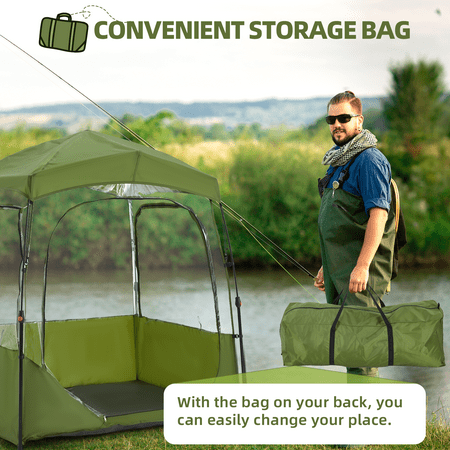 Erommy 3 Person Pop-up Sports Tent, All-Weather Pod, Clear Bubble Tent for Sporting Events