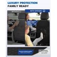 thumbnail image 2 of Protectores de respaldo de asiento de coche SMOQIO impermeables, 2 unidades, negros, 2 of 6