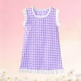 thumbnail image 4 of yillto Toddler Girls Summer Dress Ruffle Sleeveless Square Neck Boho Sundress Beach Casual Dresses, 4 of 6