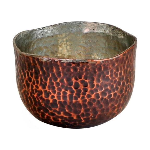 De Kulture Works Hand Beaten Copper Sake Bowl, 1.5 Inches Height, Ideal for Drinking Sake