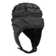 thumbnail image 2 of Casco deportivo profesional de fútbol, béisbol, rugby, portero, gorra con ruedas, protector de cabeza, negro, talla S, 2 of 9