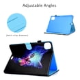 thumbnail image 5 of iPad Pro 11" 2020 Case, Allytech PU Leather Corner Protection Auto Sleep Wake Cards Slots Folio Shockproof Multi Angle Viewing Stand Case Cover for Apple iPad Pro 11 2nd Generation, Colorful Cat, 5 of 8