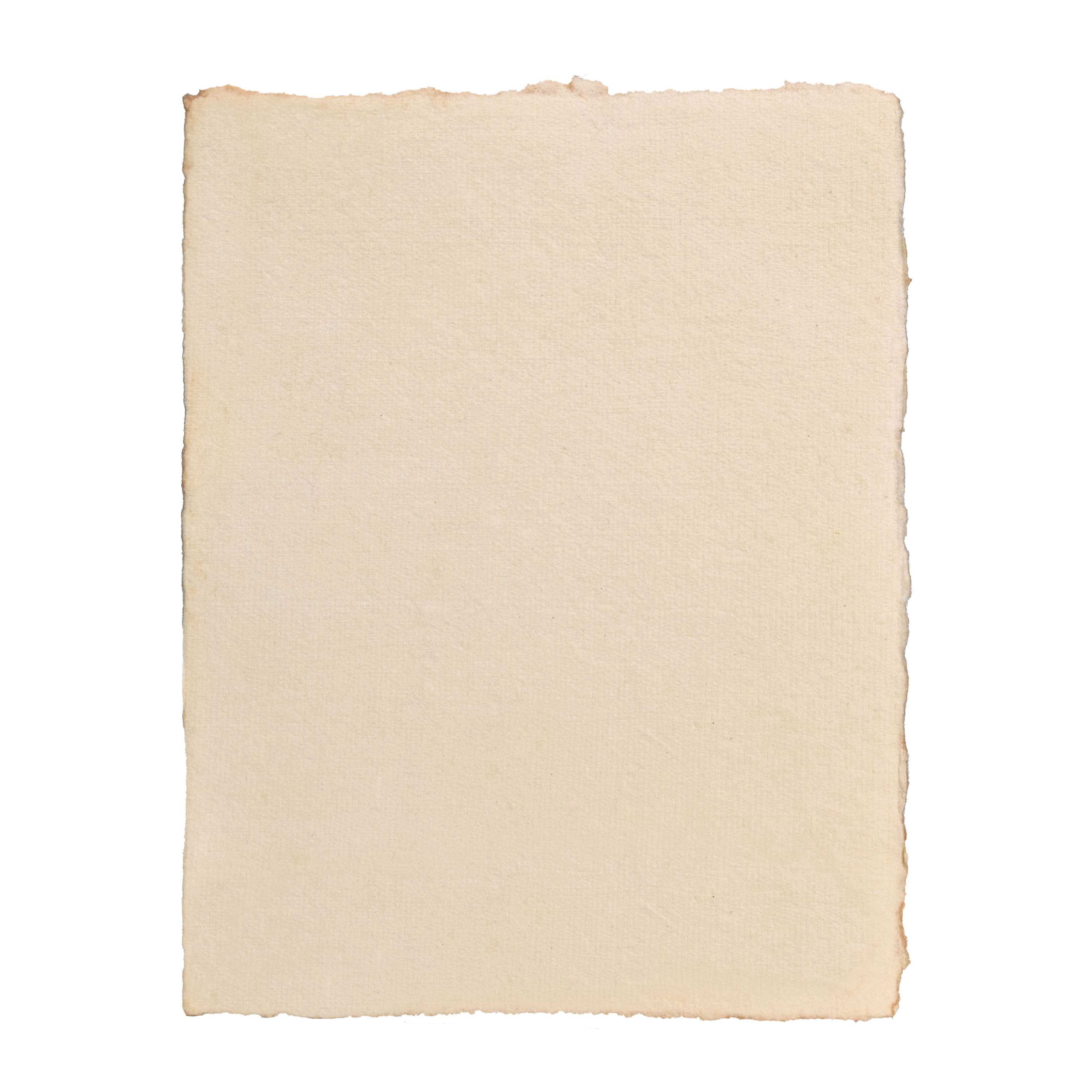 Leather Village - Handmade Cotton Watercolor Paper - 9 x 12 - 200 GSM - Vintage