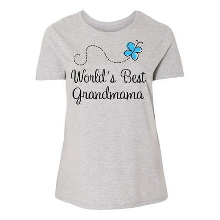 Worlds Best Grandmama Mothers Day Gift Women's Plus Size