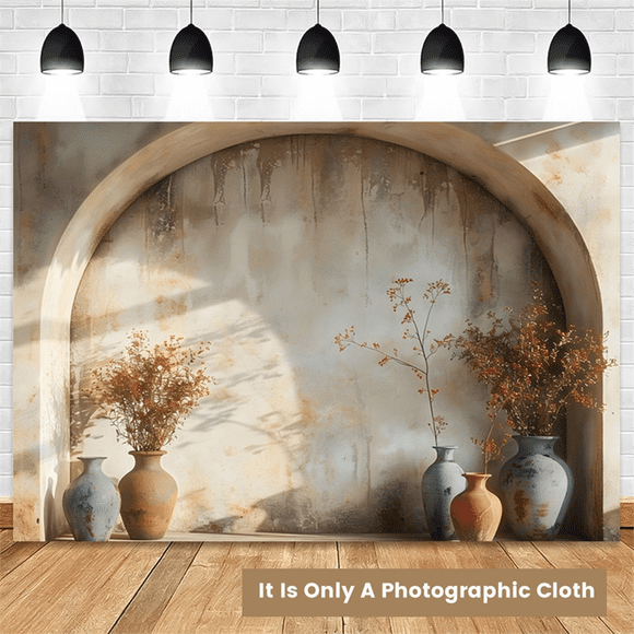 210x150cm Photography Background Fabric Simple Plant Arch Studio Indoor Atmosphere Photography Background Fabric,G