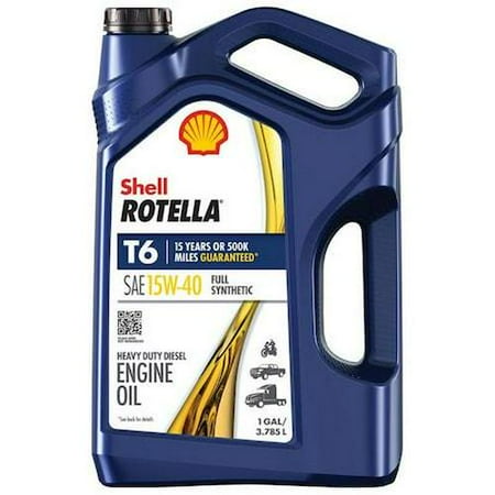 Rotella Rotella T6 15W-40 Diesel Synthetic Engine Oil 1 gal 1 pk