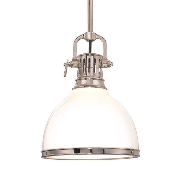 Hudson Valley Lighting 2621AGB Randolph 1 Mini Pendant,Aged Brass