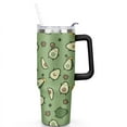 thumbnail image 2 of Avocado 40oz Stainless Steel Vacuum Insulated Tumbler with Lid and Straw for Water Iced Tea Coffee Smoothie and More, 2 of 5