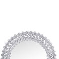 thumbnail image 3 of Sparkling  with Beveled Finish and Faux Gem Inlay Silver - Saltoro Sherpi, 3 of 5