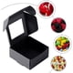thumbnail image 5 of 50 piezas Mini caja de papel Kraft con ventana Caja de embalaje para regalos Caja de golosinas para jabón casero Panadería Dulces (negro), 5 of 5
