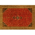 thumbnail image 1 of Ahgly Company Machine Washable Indoor Rectangle Persian Yellow Traditional Area Rugs, 8' x 10', 1 of 4