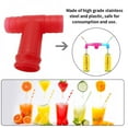 thumbnail image 3 of Transemion Paille de Boisson en Acier Inoxydable pour Bar Fête Connecteur Rouge 1Set, 3 of 6