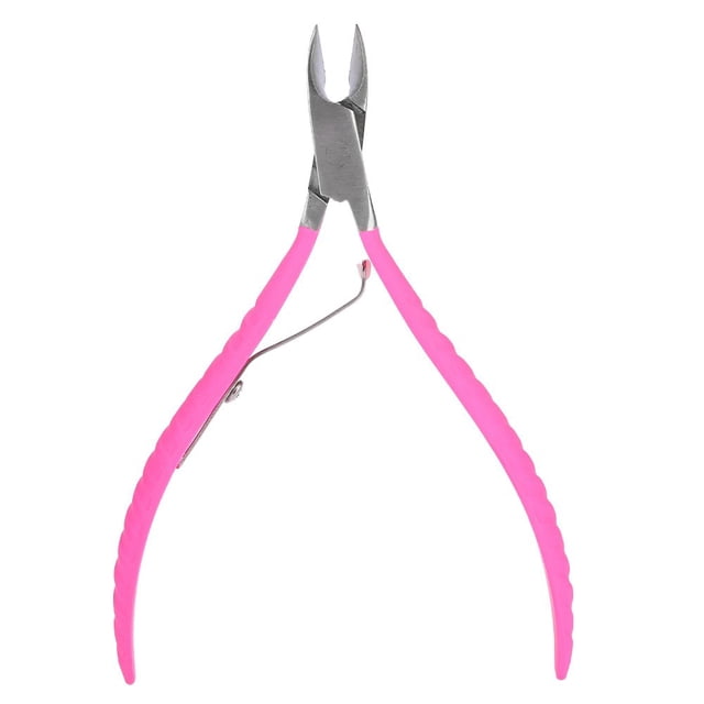 Sonew Alicates para cutículas de acero inoxidable, alicates para uñas, cortaúñas afiladas, empujadores para quitar cutículas, tijeras portátiles