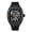 Black, variant on Barrel Tonneau Shape Skeleton Automatic Mechanical Watch Stainless Steel Case 5ATM Waterproof Hollow Movement Men Wrist Watch
