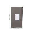 thumbnail image 2 of Raindrops 5Pcs PU Cash Envelope Money Bag with Zipper Multi-Purpose Card Organizer for Office, 2 of 8