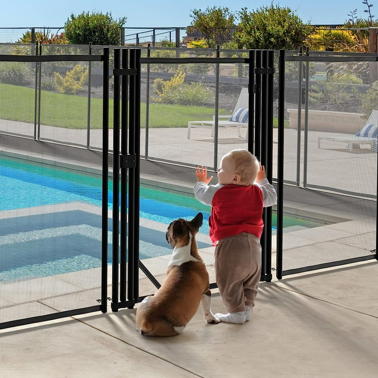 Dextrus DIY Removable Mesh Swimming Pool Safety Fence Gate, x