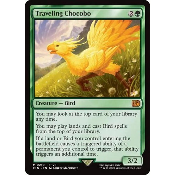 Magic the Gathering - Universes Beyond: FINAL FANTASY - Traveling Chocobo Near Mint