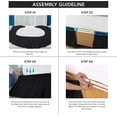 thumbnail image 2 of Utopia Bedding Full Elastic Bed Ruffle - Easy Wrap Around Ruffle - Microfiber Bed Skirt with Adjustable Elastic Belt 16 Inch Tailored Drop - Hotel Quality Bedskirt, Fade Resistant (Full, Black), 2 of 5