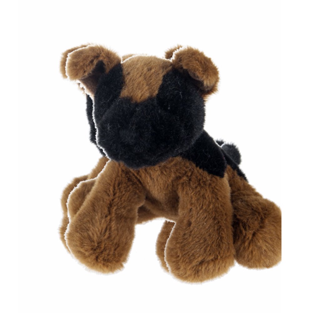 Soft Spots Mini Black and Brown Puppy Plush Toy By Ganz