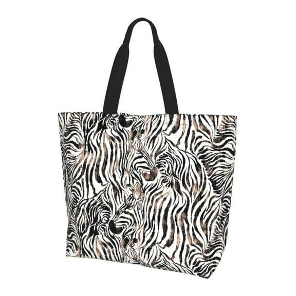 Yiaed Leopard And Zebra Print Handbag for Women Tote Purse Shoulder Bag Large Fashion Hobo Purse Handbag Shopping Tote