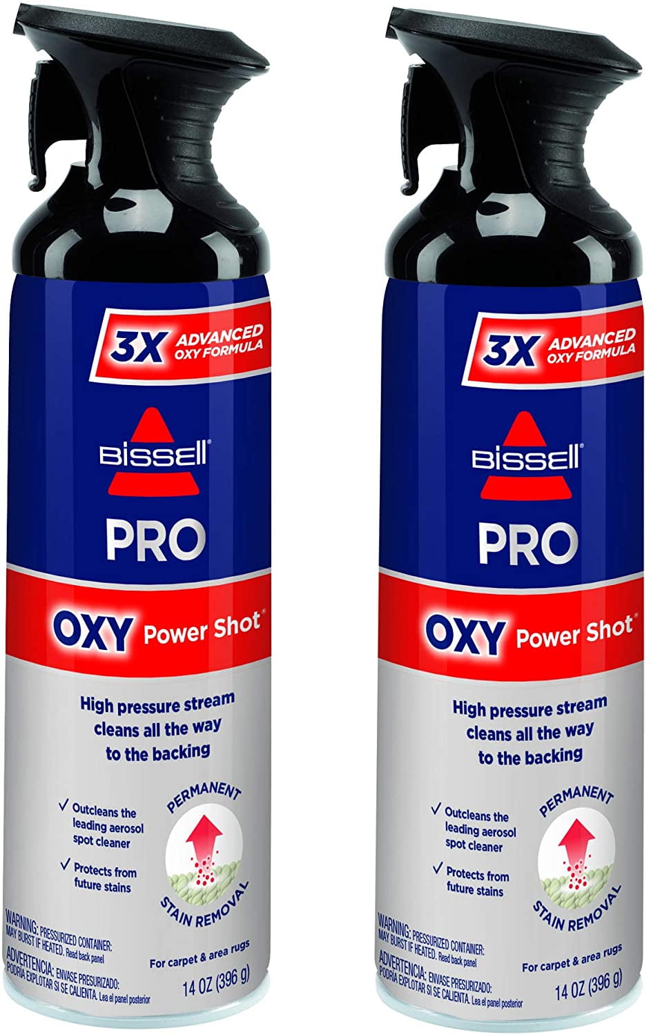 Bissell Professional Power Shot Oxy Carpet Spot, 14 Ounces (Pack of 2