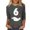 Gray1, variant on Ruimatai Women's Casual Floral Print Blouse 3/4 Sleeve Round Neck Pullover Top Comfortable Everyday Fashion Tunic
