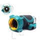 thumbnail image 5 of Conector de manguera de jardín de 3/4 "Válvula de cierre de 1 vía Tubo de agua Adaptador de junta de grifo Válvula de interruptor de conector rápido de manguera Jumpingount JJ11705-00, 5 of 6