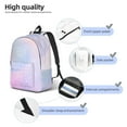 thumbnail image 4 of Yiaed Rainbow Print Backpack, Premium Laptop Backpack, Travel Backpack for Women, Lightweight Backpacks, Comfortable Back Pack-Small, 4 of 7