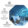 thumbnail image 4 of Balery 4 Pcs Mountain Cottage In Snowleather Coasters Set, Drink Table Cup Coasters For Living Room Kitchen Coffee Decor, 4 of 9
