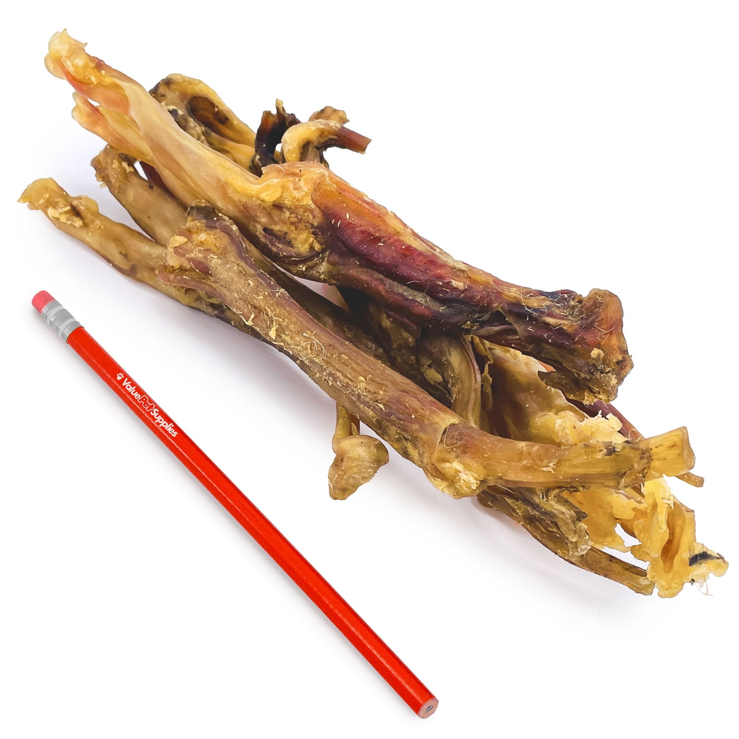 ValueBull Beef Tendons For Dogs, Varied Shapes, 1 Pound