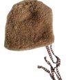 thumbnail image 1 of Women Hat Solid Color Ear Protection Thickened Plush Dome Windproof Autumn Winter Fixing Rope Thermal Russian Hat Streetwear, 1 of 10