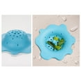 thumbnail image 6 of Masteelf Silica Gel Flower Shaped Kitchen Sink Strainer Drain Filter Bathroom Sink Strainers Basket Hair Catcher Blue, 6 of 6
