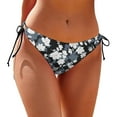 thumbnail image 1 of PEASKJP Womens Bikini High Waist Retro Basic Full Coverage Bikini Tankini Swimsuit Briefs, White M, 1 of 5