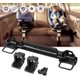 thumbnail image 3 of Soporte universal Isofix de acero, kit de montaje de asientos de seguridad para niños, delgado, duradero, estable y de larga duración (negro), 3 of 5
