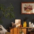 thumbnail image 3 of Abyssaly Black Wallpaper 15.7" x 118" Peel and Stick Silk Embossed Textured Self Adhesive Wallpaper Vinyl Film Contact Paper for Living Room Bedroom Countertop Cabinets, 3 of 14