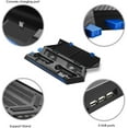 thumbnail image 2 of Ps4 / Ps4 Slim Vertical Stand With Built-In Fan, Dual Controller Charging Station, 14 Slots For Game Cases And 3-Port Usb Hub For All Your Ps4 / Ps4 Slim, 2 of 7