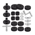 thumbnail image 1 of 23 piezas de repuesto de platillos, funda de tambor, accesorios para instrumentos de percusión, arandelas, fundas de platillos ligeras, soporte para Negro Hugo Piezas de batería, 1 of 9