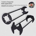 thumbnail image 2 of Multi-function Sink Repair Wrench Kitchen Repair Plumbing Tool Practical Flume Sink Wrench Four-claw Hexagon Wrench Set, 2 of 3