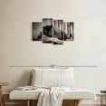 thumbnail image 2 of Elephant Stock Lounging Black Panther Wall Art - Horizontal Multi Panel Canvas - Living Room Wall Decor - Animal Multi Panel - Brown And Black Decor - 30" x 18", 2 of 4