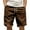 Brown, variant on QIJUNTUO Shorts for Men, Men's Casual Shorts Work Shorts Fashion Slim Five Pants Beach Shorts Men's Corduroy Shorts Men's Pants Black S