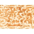 thumbnail image 1 of Ahgly Company Indoor Rectangle Abstract Orange Modern Area Rugs, 2' x 5', 1 of 4